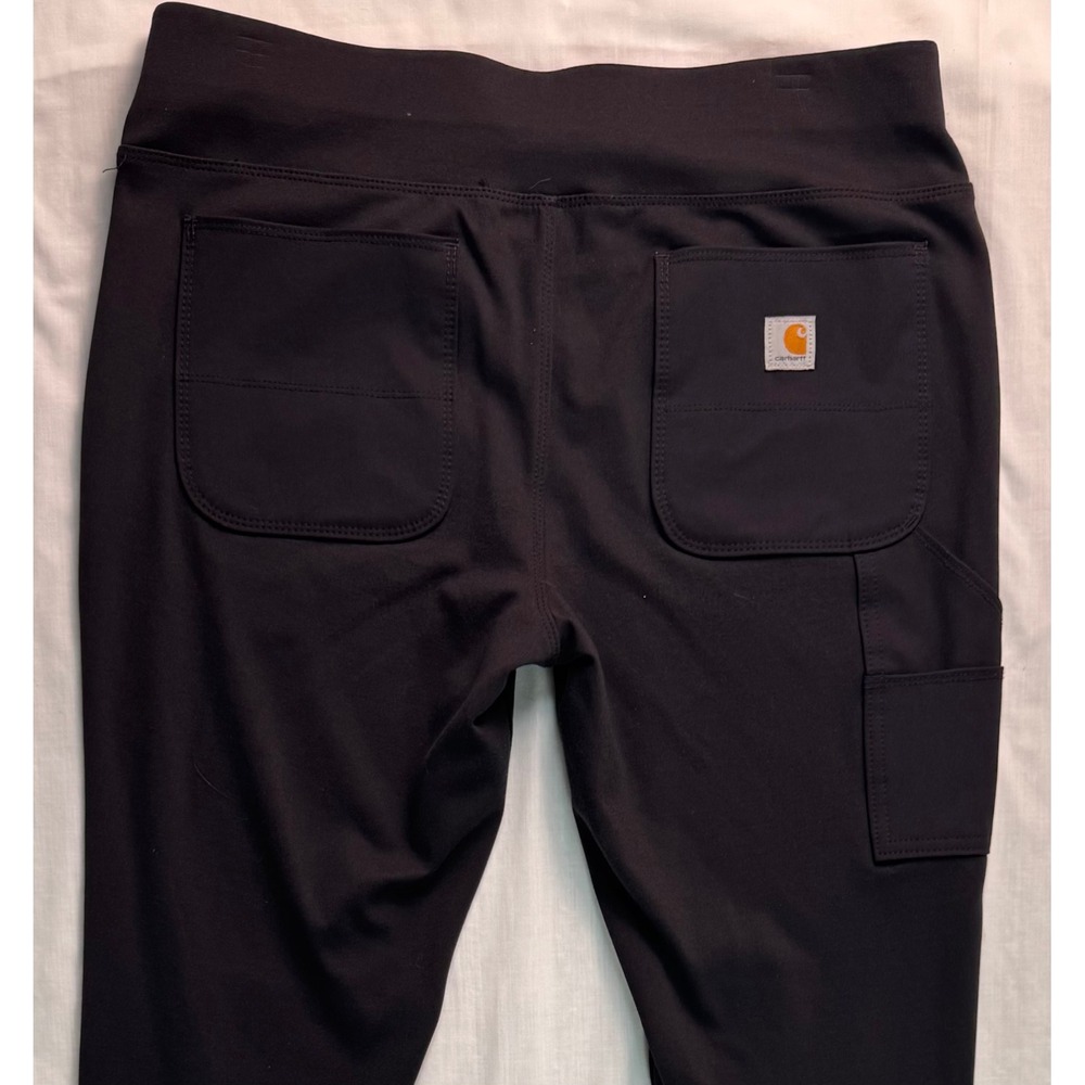 Carhartt Force Utility Leggings Womens Large 12/14 Black Slim Fit - Picture 16 of 16